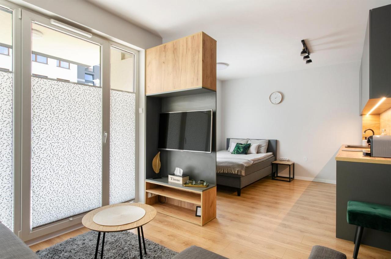 Apartament Jarzębinowy z ogródkiem Łódź Exterior foto
