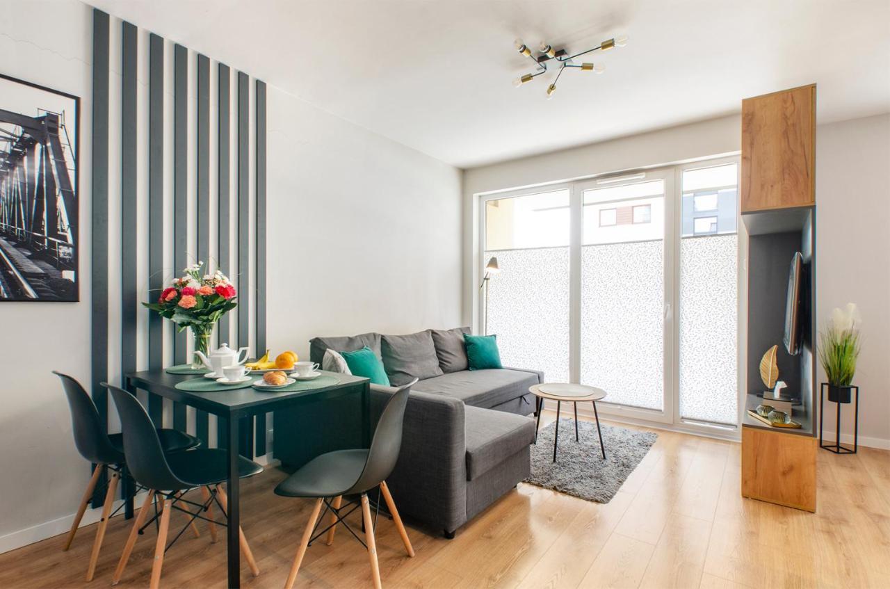 Apartament Jarzębinowy z ogródkiem Łódź Exterior foto